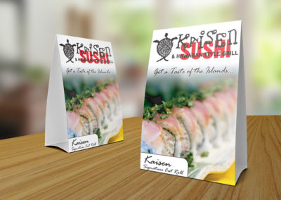 Kaisen Sushi Table Toppers